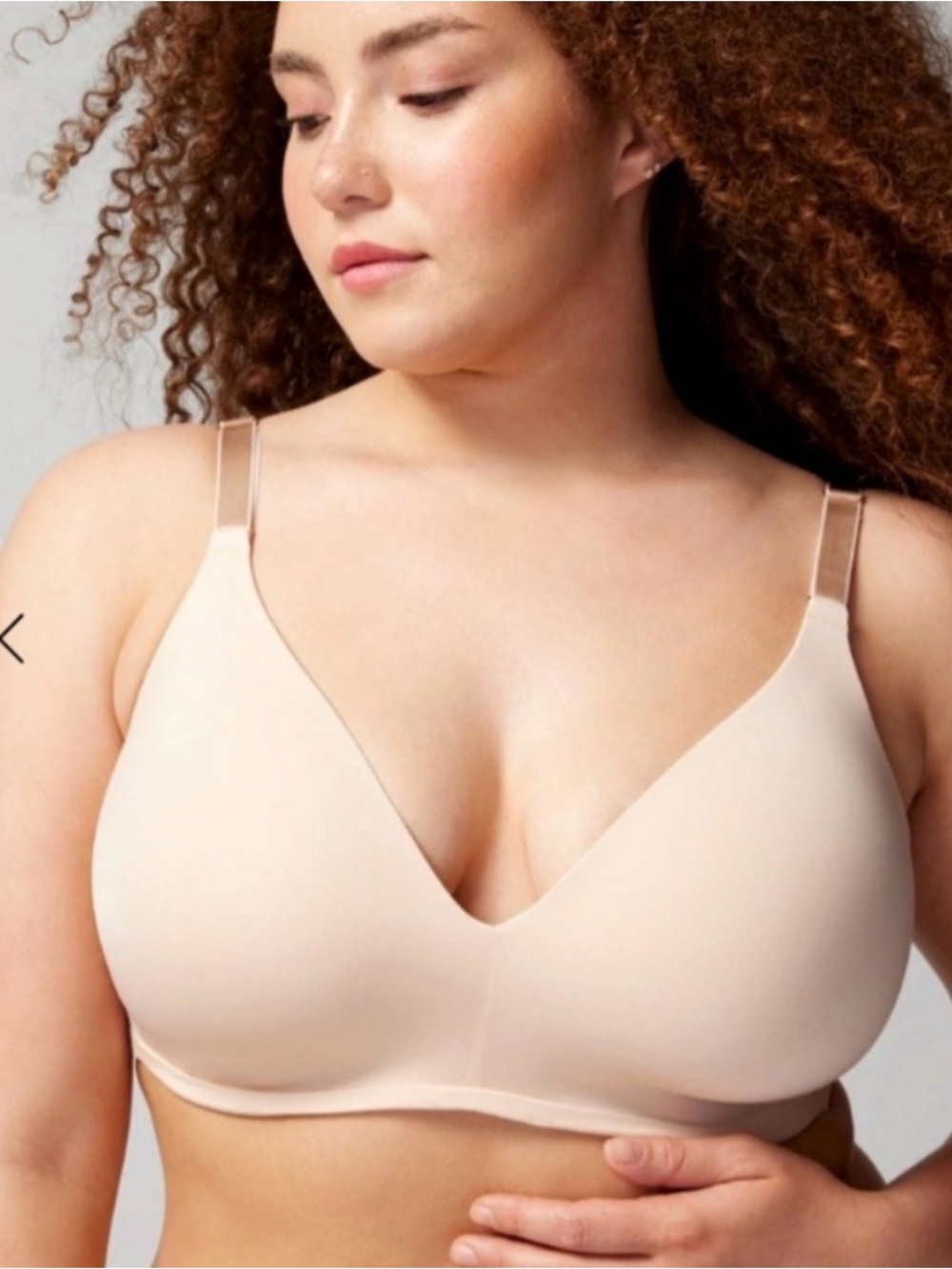 SOMA Vanishing 360 Wireless Bra Nude Size 38D